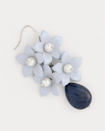 Chico's Best Seller | Lapis Lazuli Stone Flower Earrings