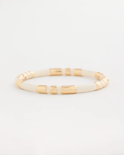Chico's Trending | White Enamel Hinge Bangle