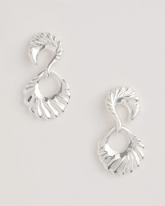 Chico's Smart Buy | Silvertone Doorknocker Earrings