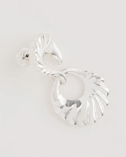 Chico's Smart Buy | Silvertone Doorknocker Earrings