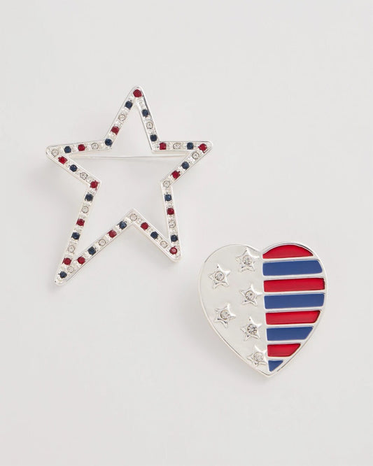 Chico's Customer Favorite | Americana Brooch Set of Two