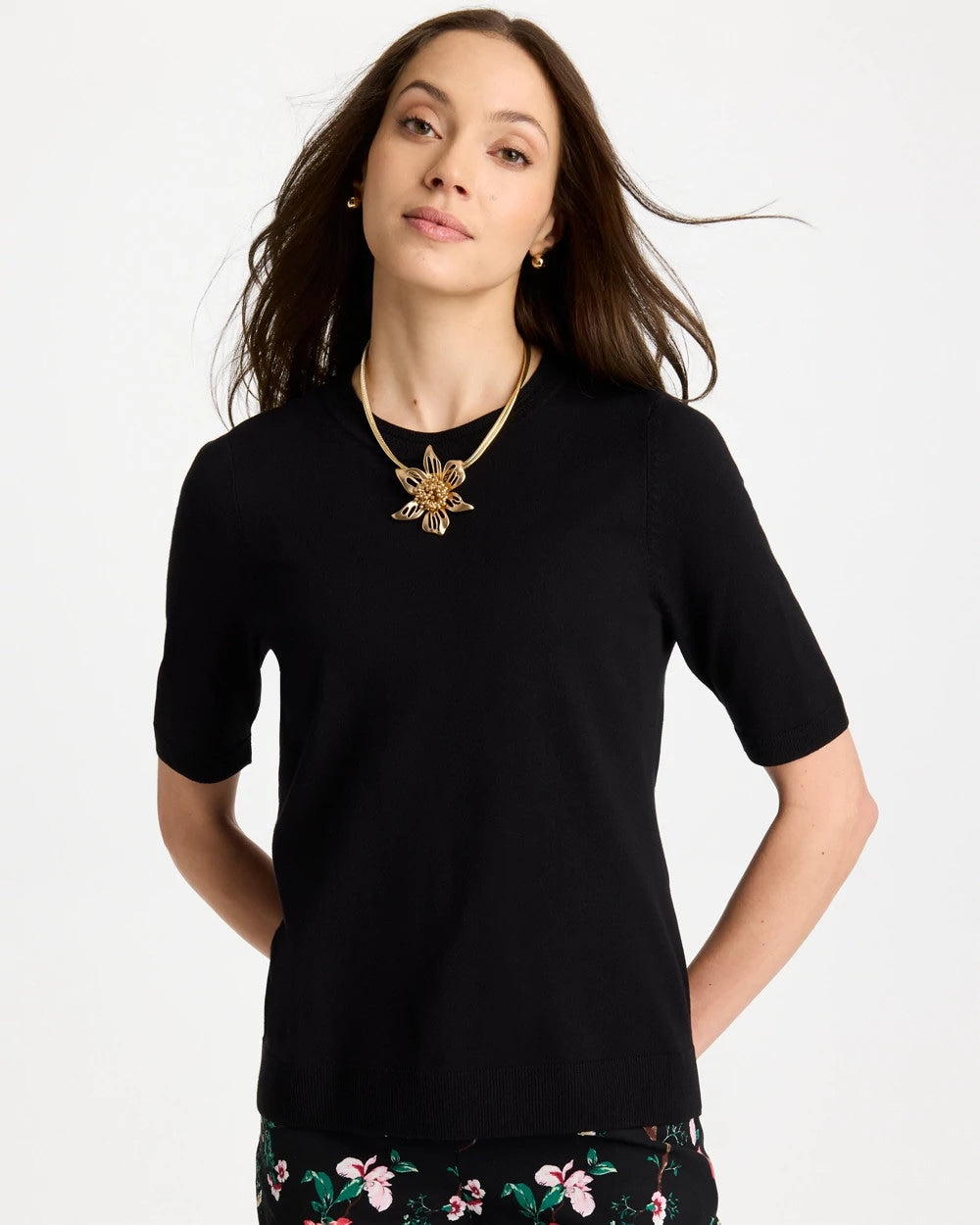 Chico's Premium | Ella Crewneck Pullover Sweater