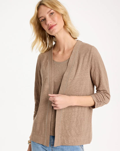 Chico's Featured | Linen Open Front Cardigan