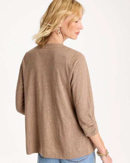Chico's Featured | Linen Open Front Cardigan