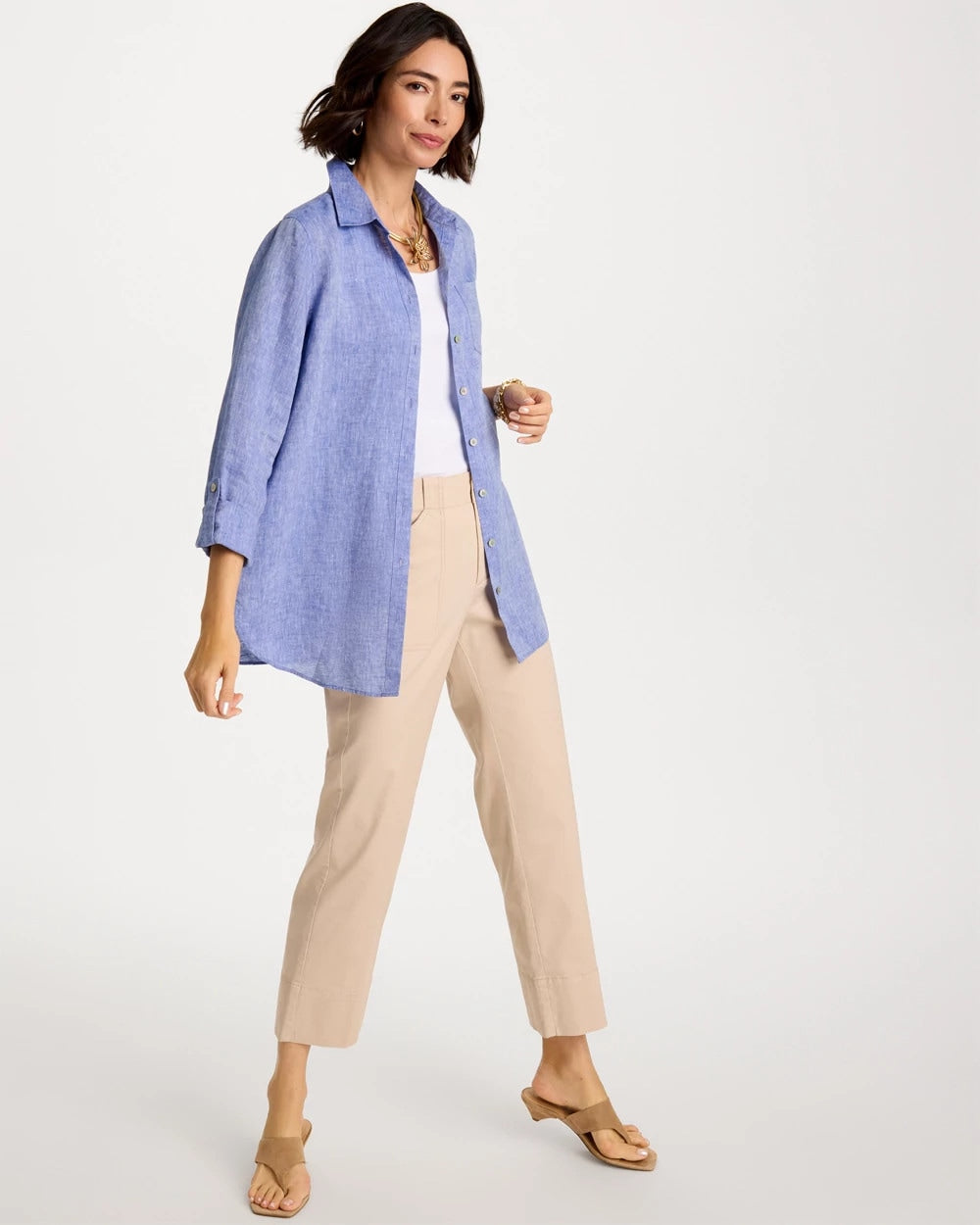 Chico's Deals | No Iron™ Linen Tunic