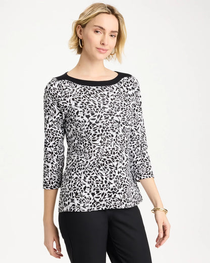 Chico's Exclusive | Fauna Pima 3/4 Sleeve Tee