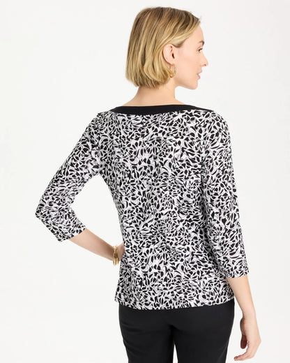 Chico's Exclusive | Fauna Pima 3/4 Sleeve Tee