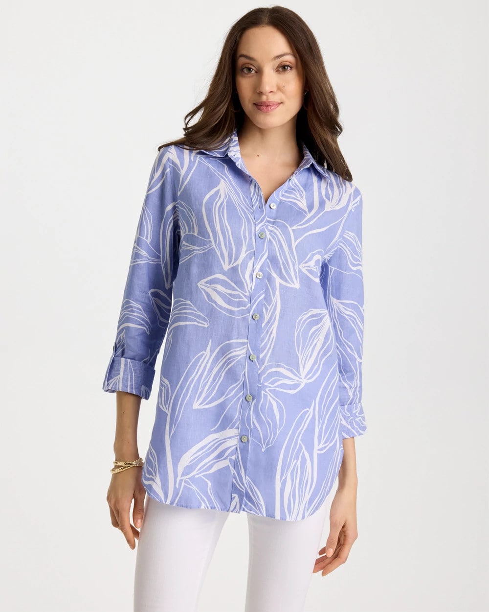 Chico's Value | No Iron™ Printed Linen Tunic