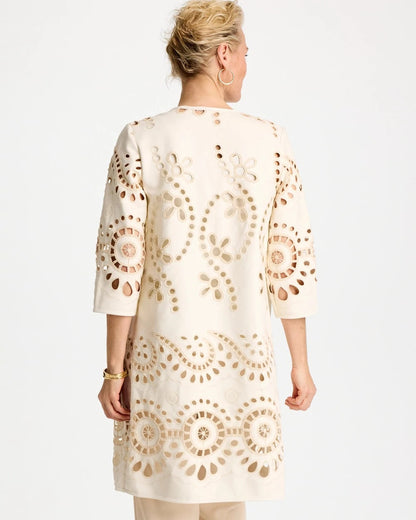 Chico's Best Price | Long Faux Leather Kimono