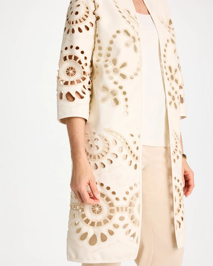 Chico's Best Price | Long Faux Leather Kimono