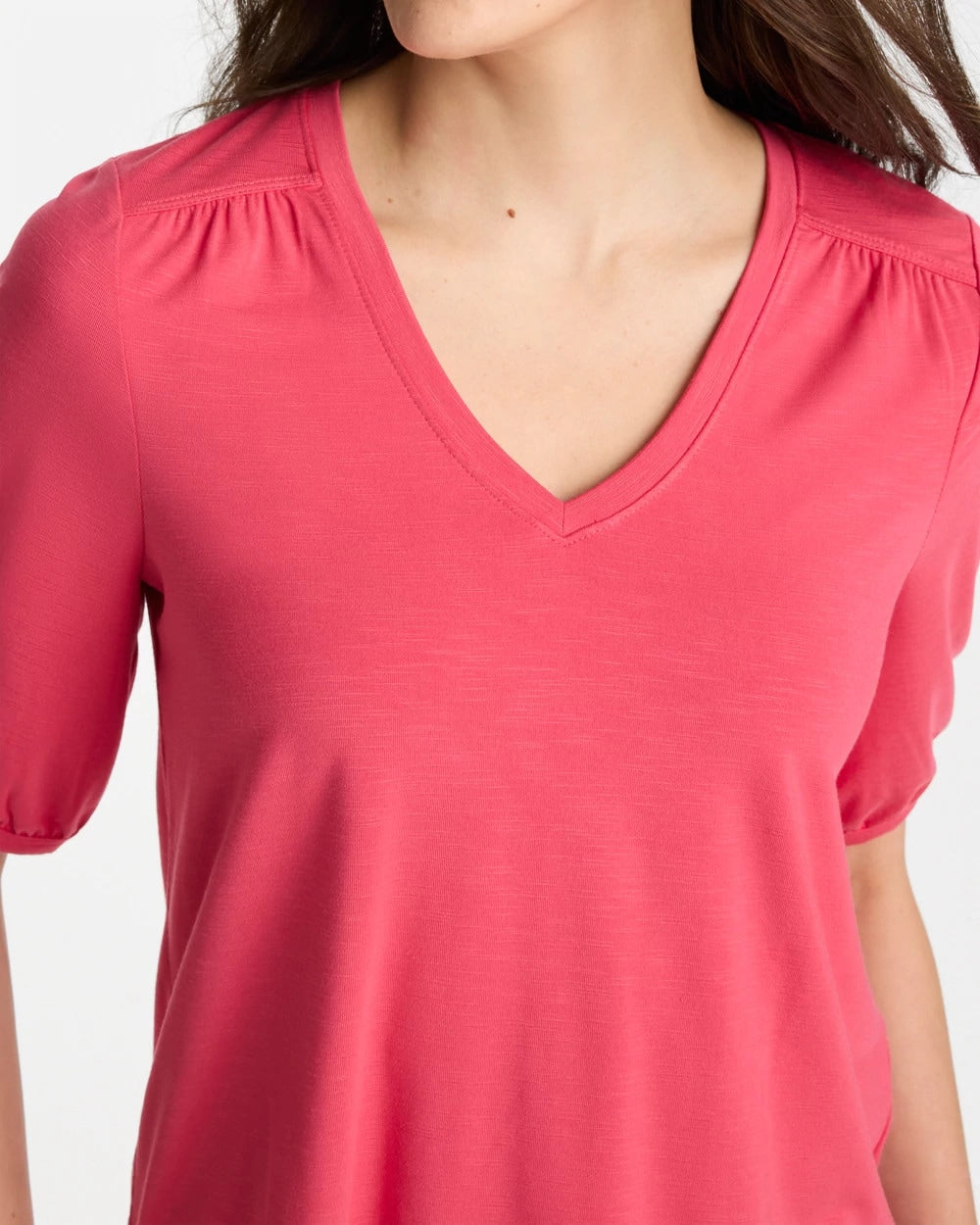 Chico's Best Price | Shirred Elbow Sleeve Tee