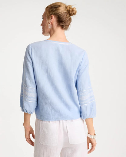 Chico's Featured | Cotton Gauze Tie-Front Blouse