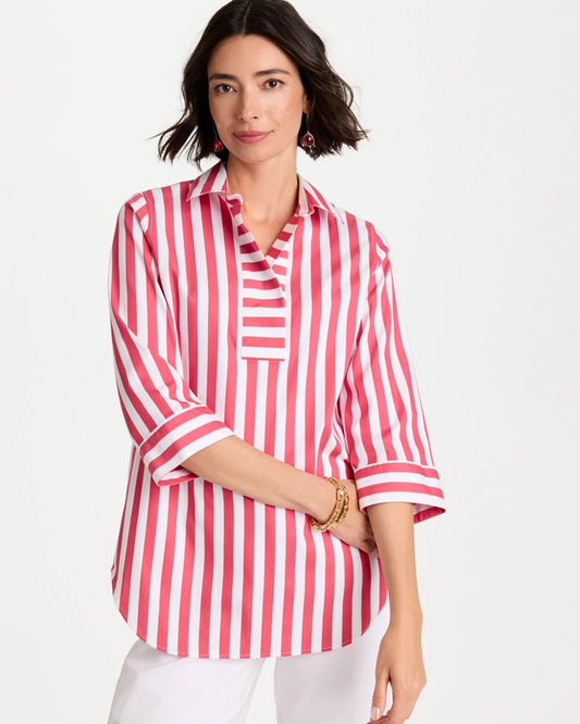 Chico's Best Price | No Iron™ Striped Stretch Tunic