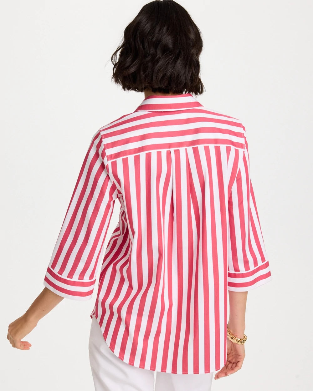 Chico's Best Price | No Iron™ Striped Stretch Tunic