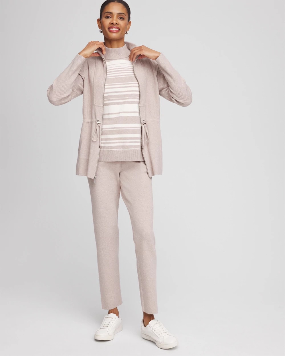 Chico's Sale | Zenergy® Luxe Cashmere-Blend Cap-sleeve Top