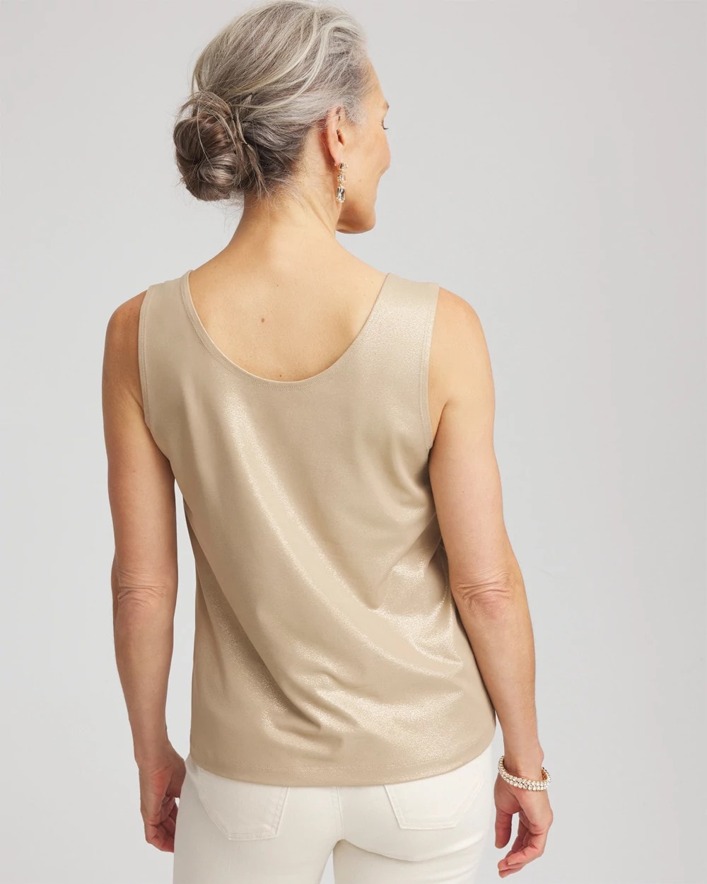 Chico's Exclusive | Foiled Microfiber Tank