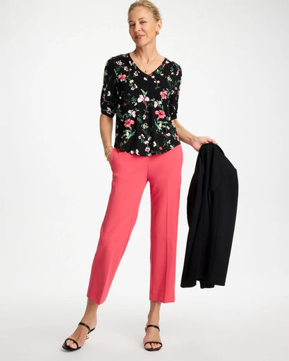 Chico's Sale | Kyoto Shirred Elbow Sleeve Tee
