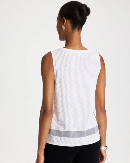 Chico's Best Price | Travelers™ Sheer Stripe Tank