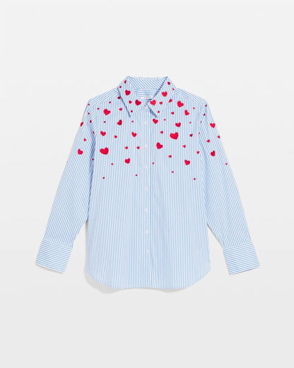 Chico's Featured | V-Day Striped Poplin Shirt