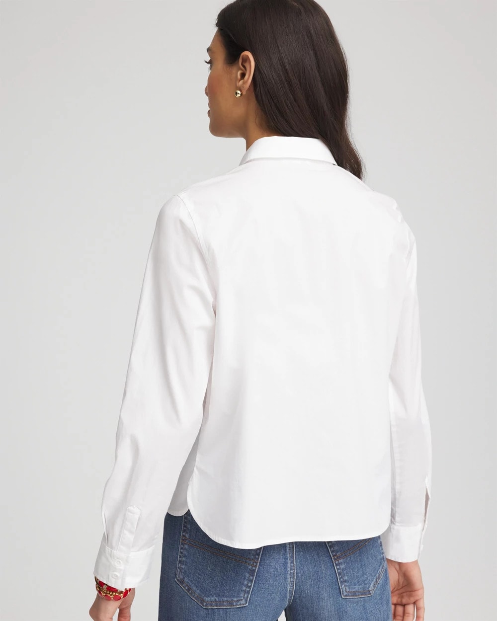 Chico's Best Price | Crystal Heart Poplin Shirt