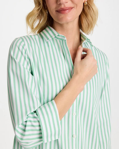 Chico's Smart Buy | No Iron™ Striped Stretch Shirt