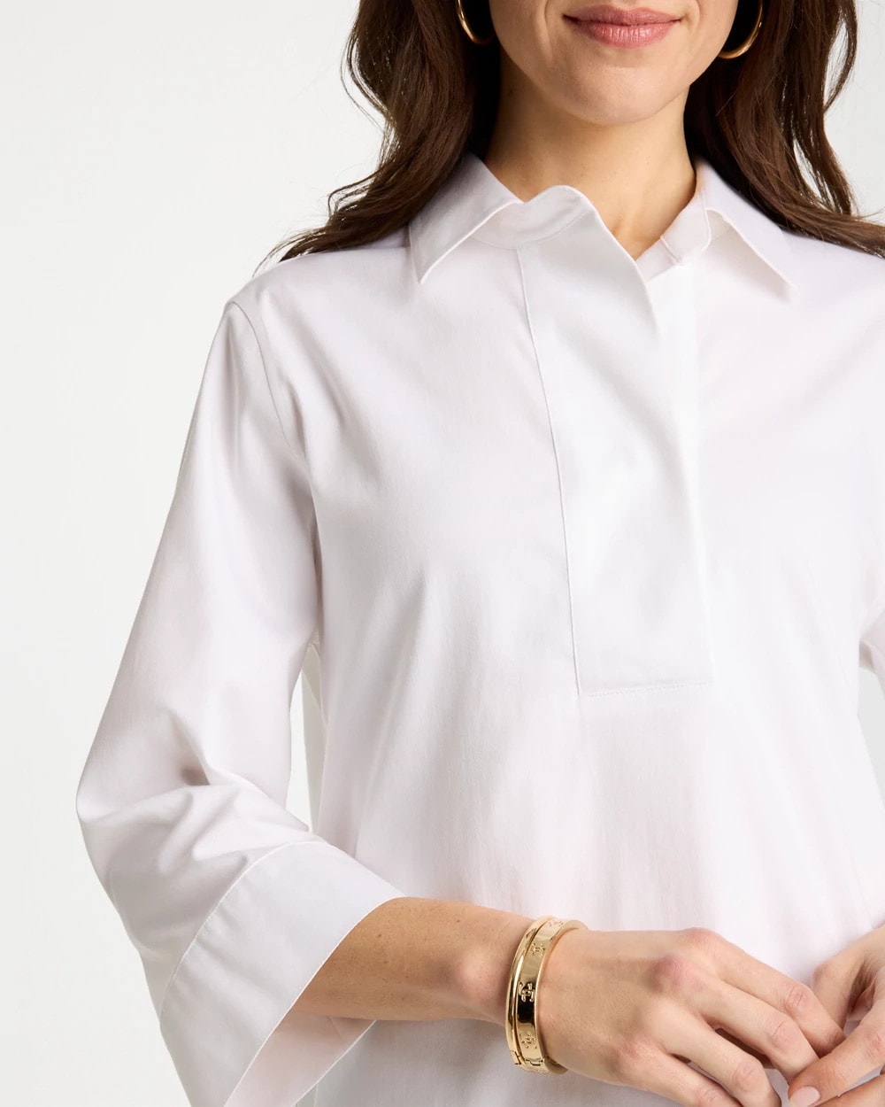 Chico's Trusted | No Iron™ Stretch Popover Tunic