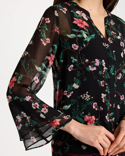 Chico's Discount | Georgette Ruffled Cuff Blouse