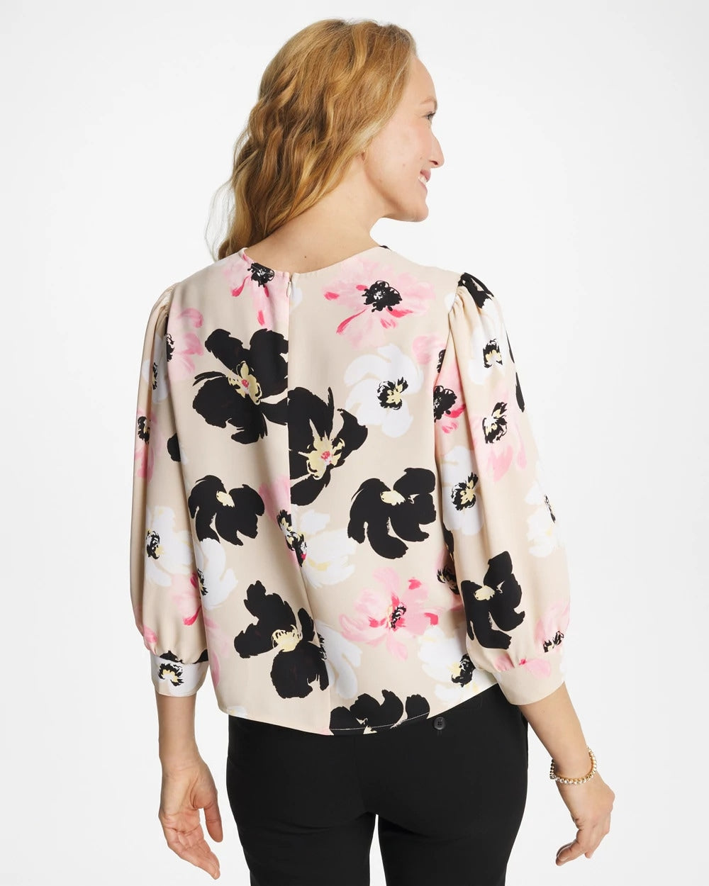 Chico's Trending | Satin Blossom Burst Top