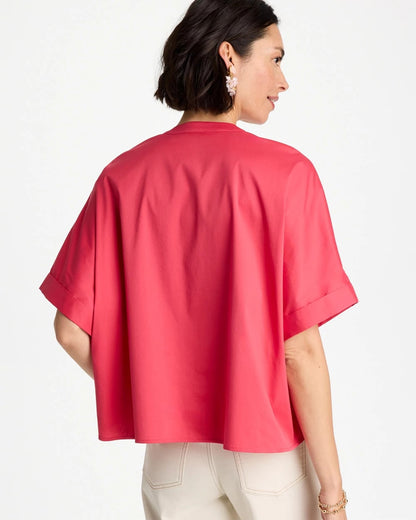 Chico's Sale | Poplin Popover Dolman Top