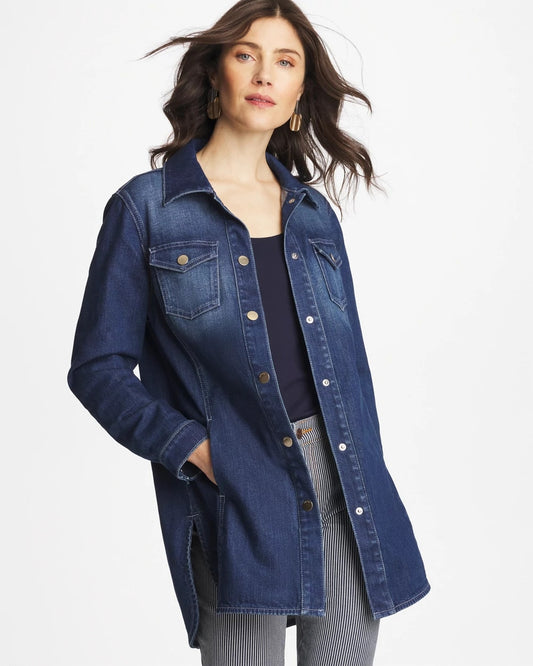 Chico's Signature | Button Down Denim Topper