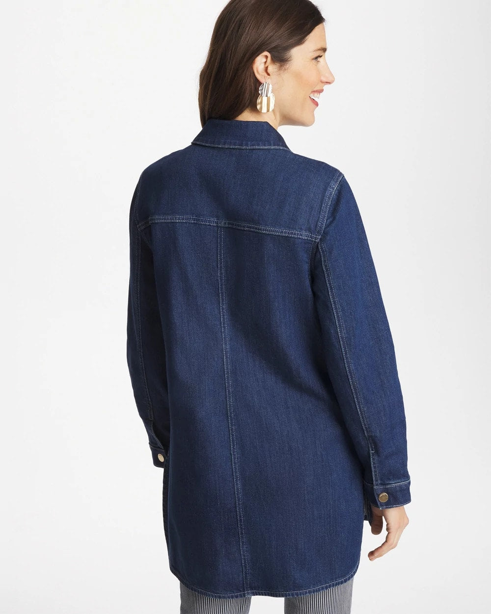 Chico's Signature | Button Down Denim Topper