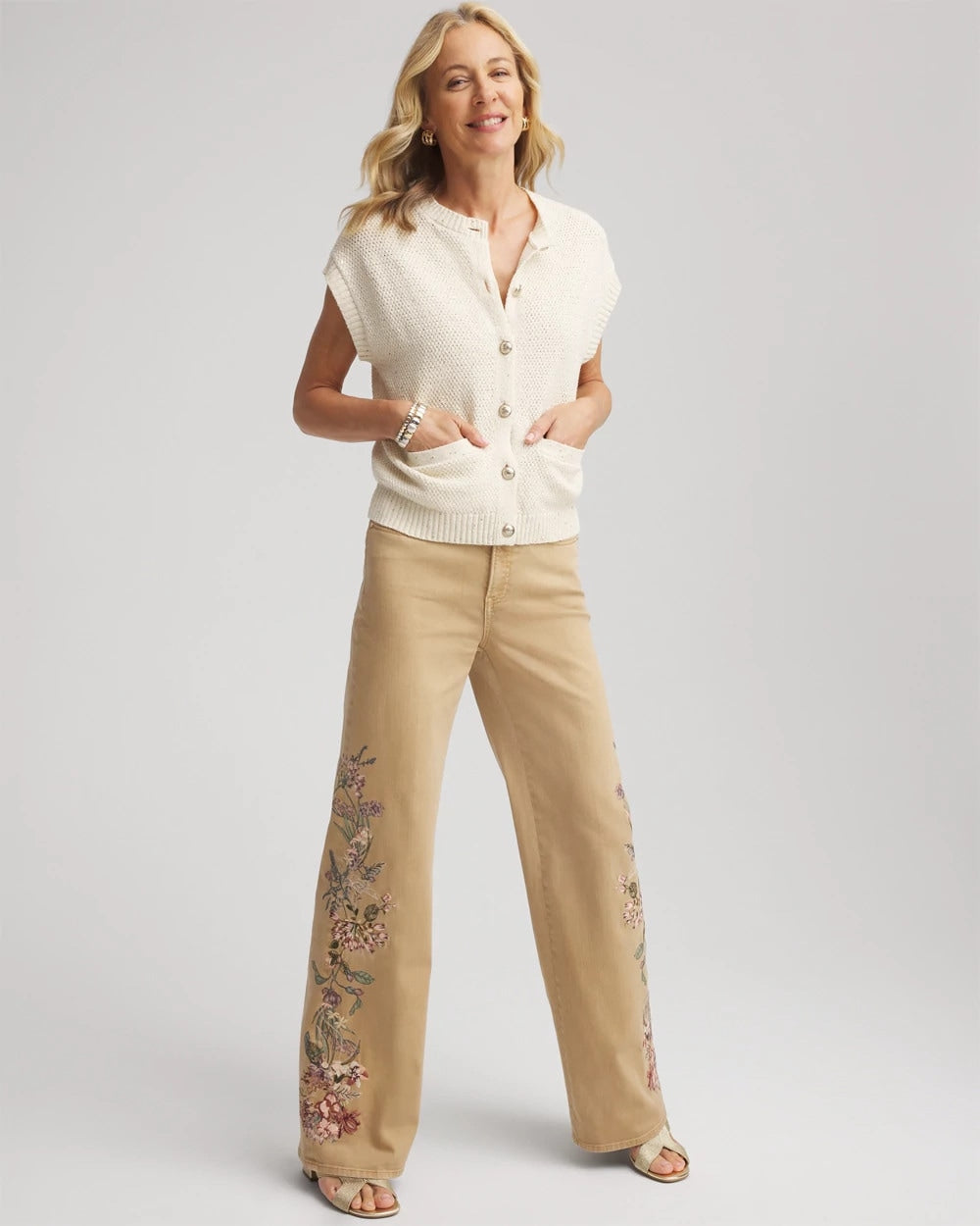 Chico's Smart Buy | Button-Up Sweater Vest
