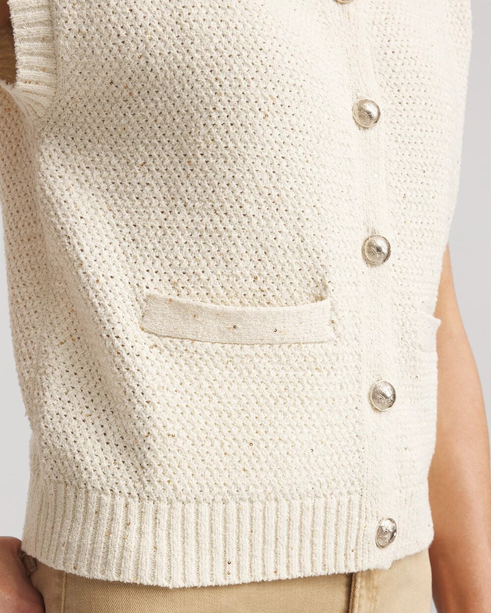Chico's Smart Buy | Button-Up Sweater Vest