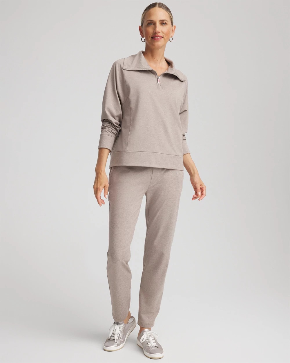 Chico's Discount | Zenergy® Cloud Half-Zip Pullover Top