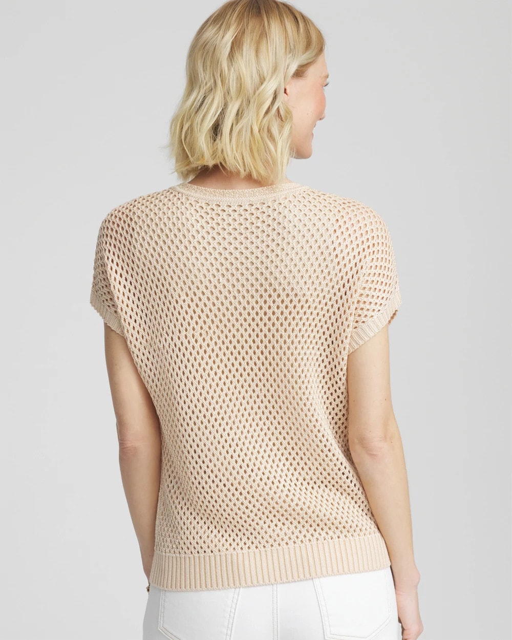 Chico's Sale | Embroidered Pointelle Pull-Over