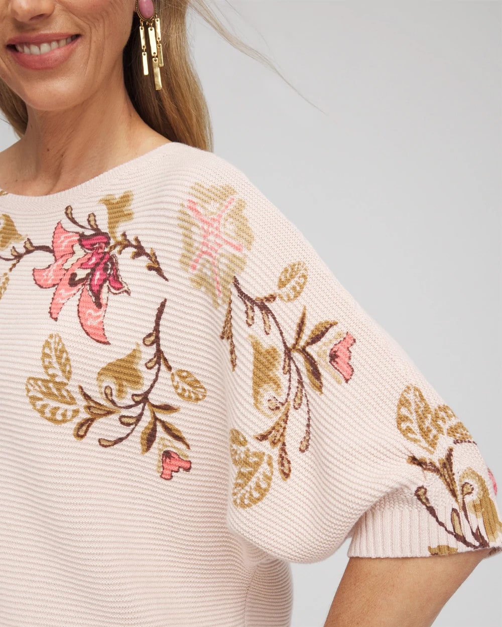Chico's Popular | Ribbed Combed Cotton Sweater