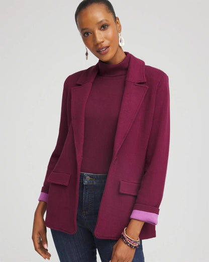 Chico's Customer Favorite | Single-Breasted Sweater Blazer