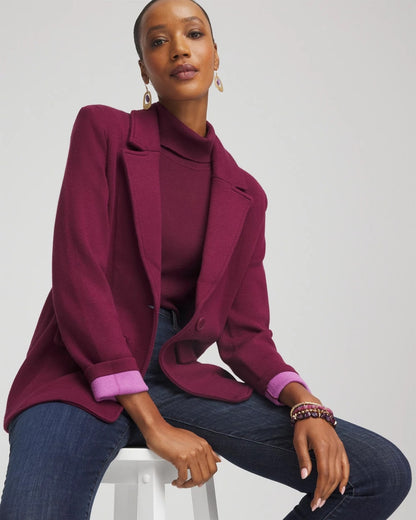 Chico's Customer Favorite | Single-Breasted Sweater Blazer