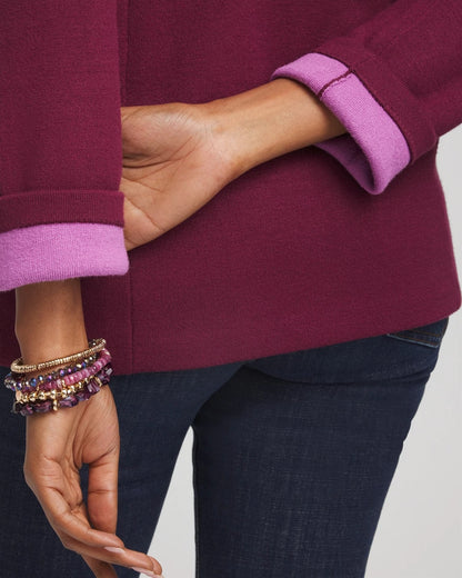 Chico's Customer Favorite | Single-Breasted Sweater Blazer