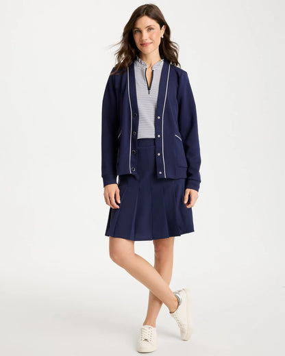 Chico's Classic | Zenergy® Soft Pique Button-Down Cardigan
