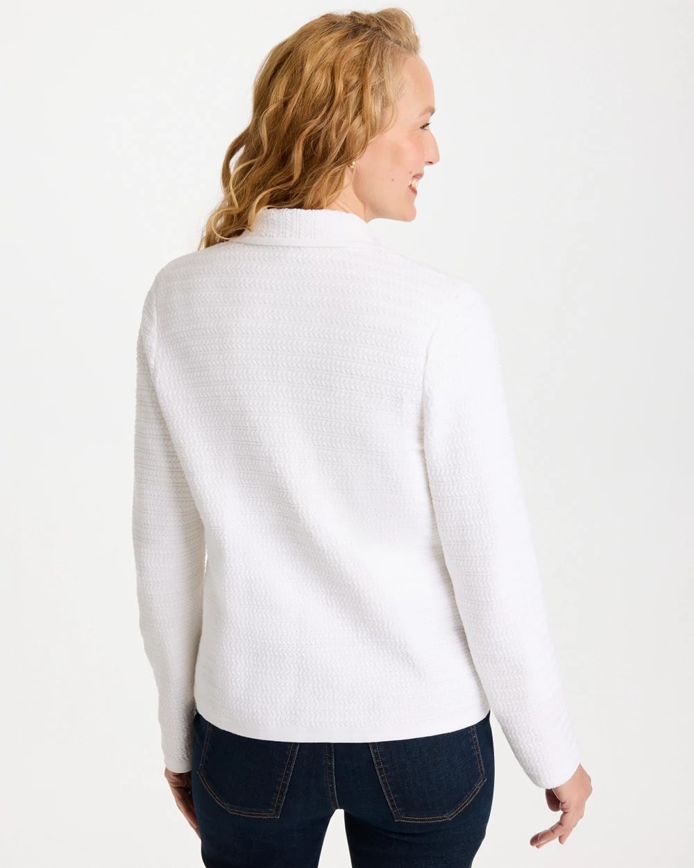 Chico's Hot Sale | Textured Stitch Detail Cardigan