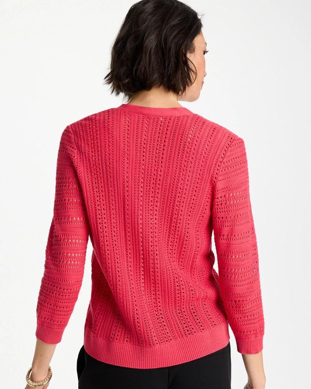 Chico's Great Value | Stitchy V-Neck Cardigan