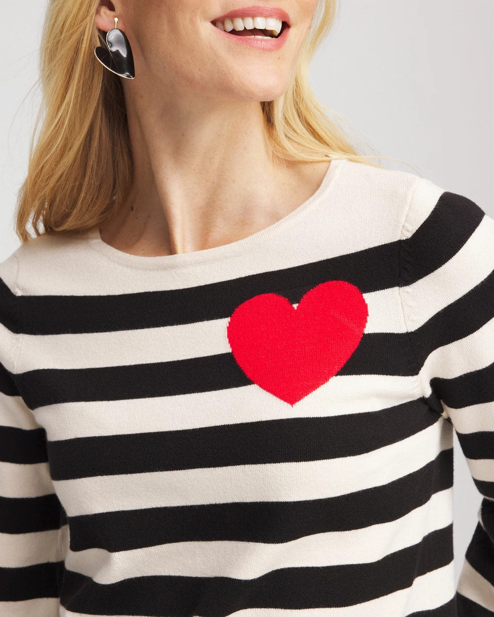 Chico's Value | Striped V-Day Pullover