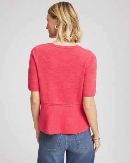 Chico's Classic | Pullover Peplum Sweater