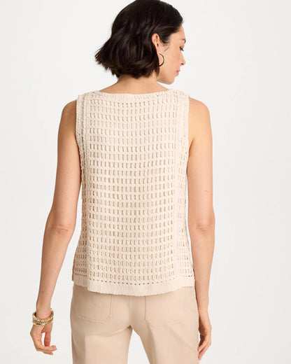 Chico's New | Crochet Sequin Tank