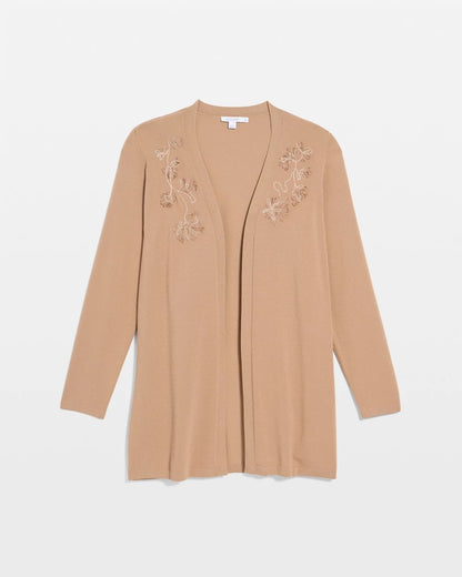 Chico's Signature | Floral Embroidered Cardigan