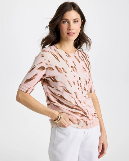 Chico's Premium | Ella Crewneck Metallic Pullover Sweater