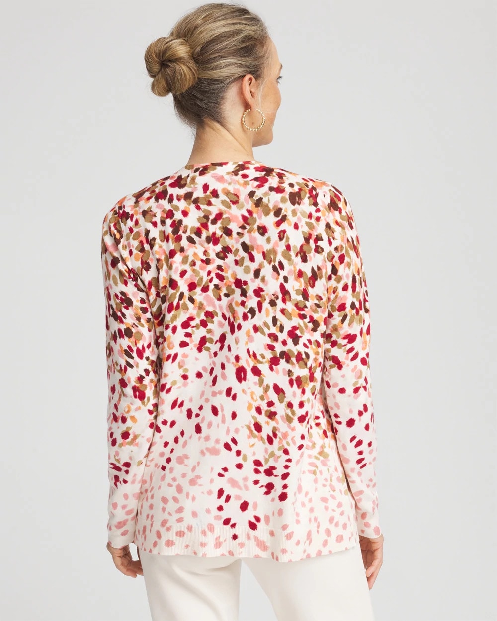 Chico's Great Value | Ombré Printed V-Neck Cardigan