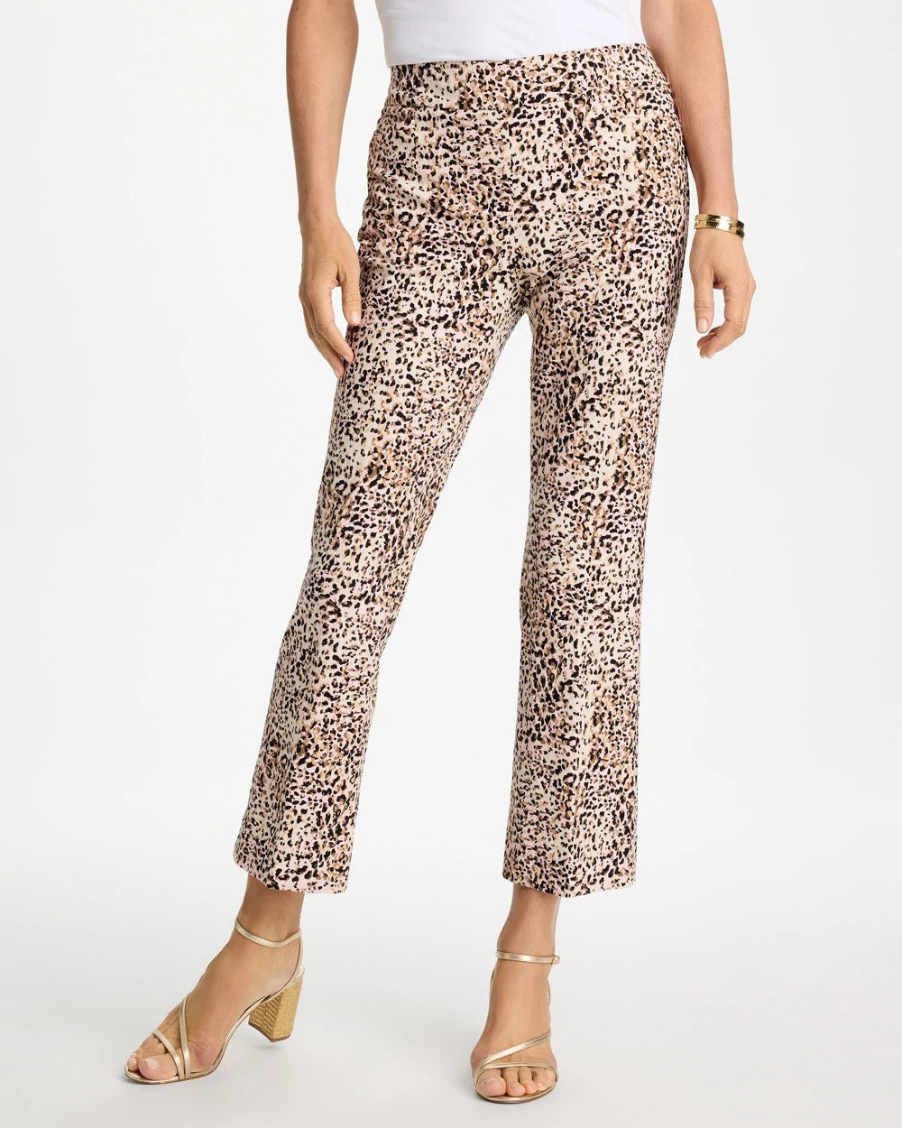 Chico's Best Price | Brigitte™ Animal Print Crop Flare Pants