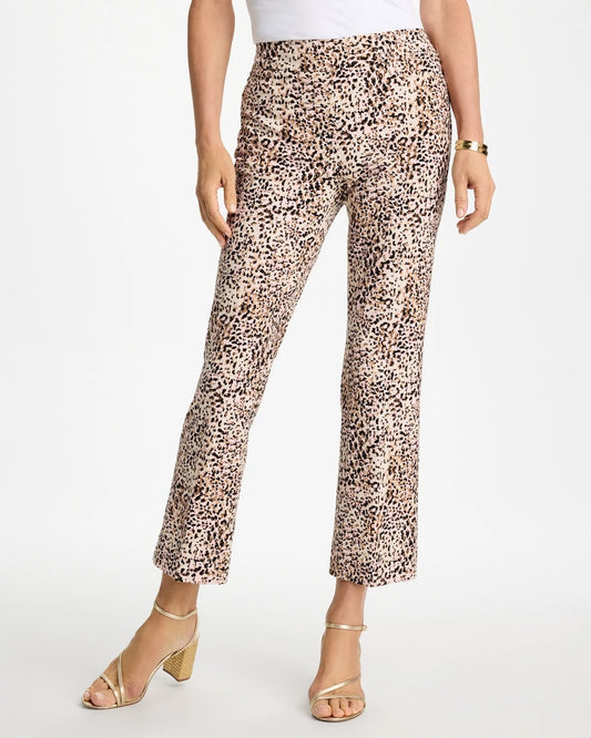 Chico's Best Price | Brigitte™ Animal Print Crop Flare Pants
